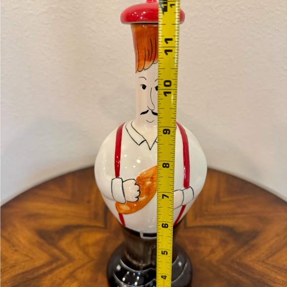 Chef Themed Decorative Olive Oil Dispenser - Never Used - Picture 8 of 9